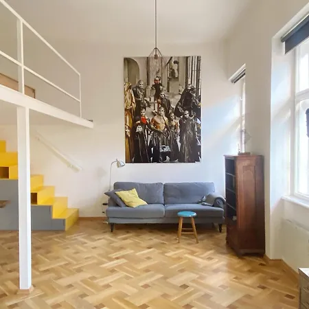 Bright Artist Loft W Terrace דירה בודפשט